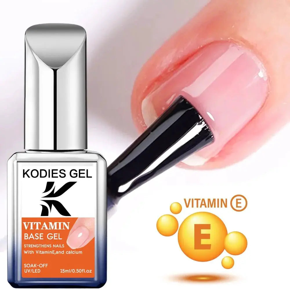KODIES Chrome Top Coat Gel Nail Polish - UV Gel Finish, 15ML, No Wipe, Semi - Permanent - Simples Market