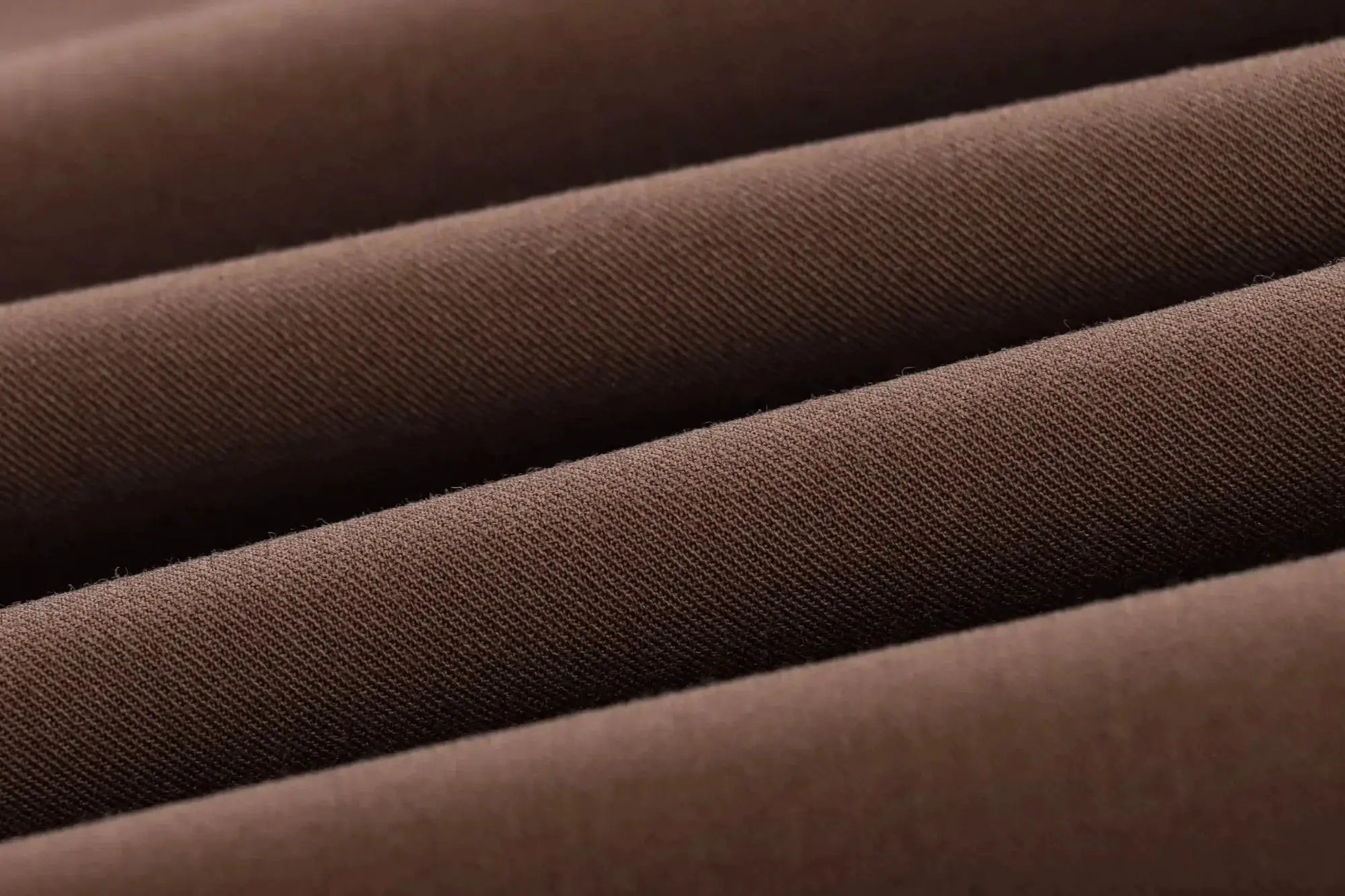 KONDALA brown twill weave fabric swatch by Simples Market for office lady suit