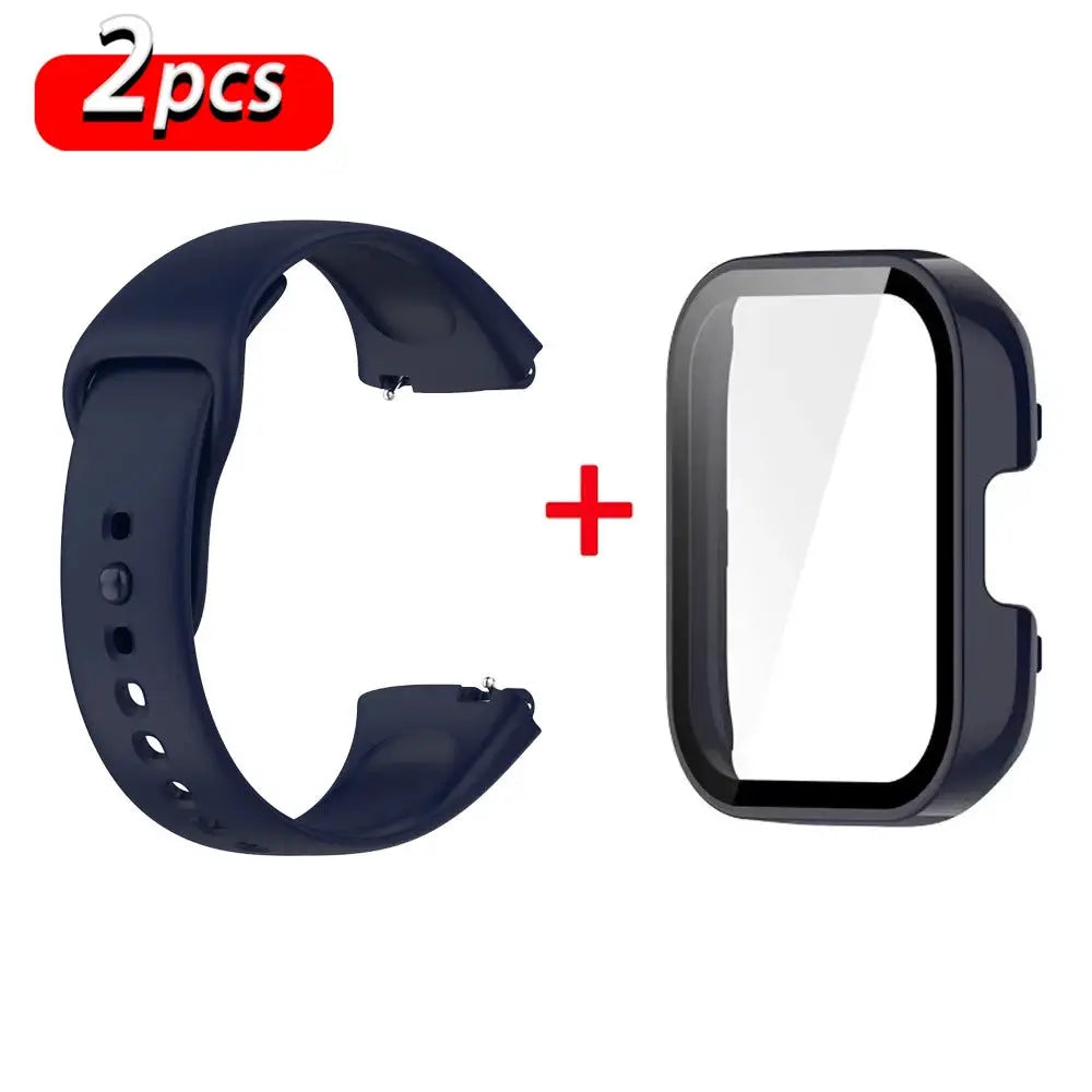 Silicone Strap+Case for Xiaomi Redmi Watch 3 Active band smartwatch Accessories Sport Bracelet For Redmi watch3 Active/Lite 2030