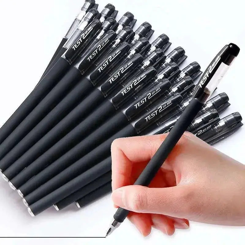 Ten Piece Gel Pen Set For Students Exams Office And Note Taking With Smooth Writing Long Lasting Comfort For Day Use