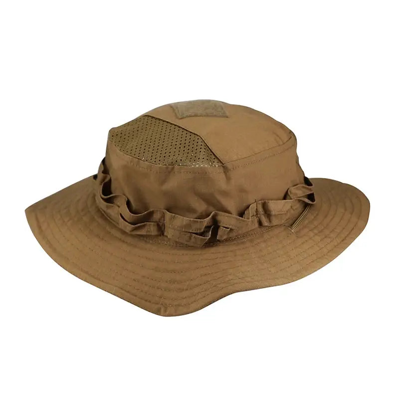 2025 Camo Tactical Enthusiasts Square Pocket Bonnie Cap Outdoor Bucket Hat Multicam For Fishing Hiking Sun Protection