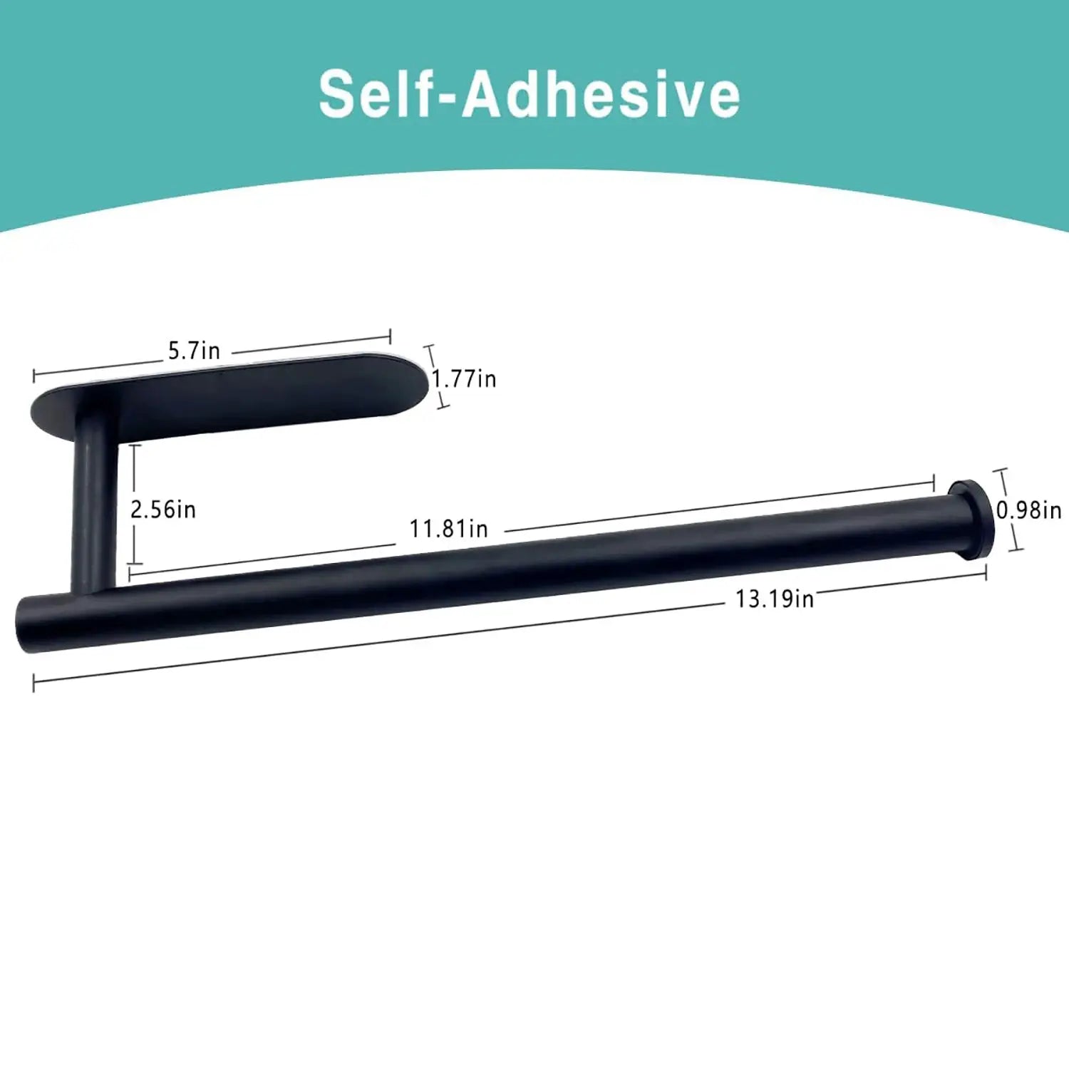Adhesive Paper Towel Holder And Toilet Roll Dispenser For Kitchen Bathroom Cabinet Storage Napkin Rack