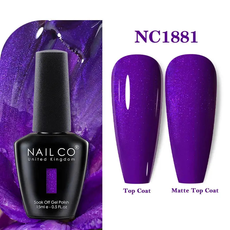 NAILCO 283 Colors Gel Nail Polish Kit Ultra Long Lasting UV Gel Varnish With 30 Day Shine