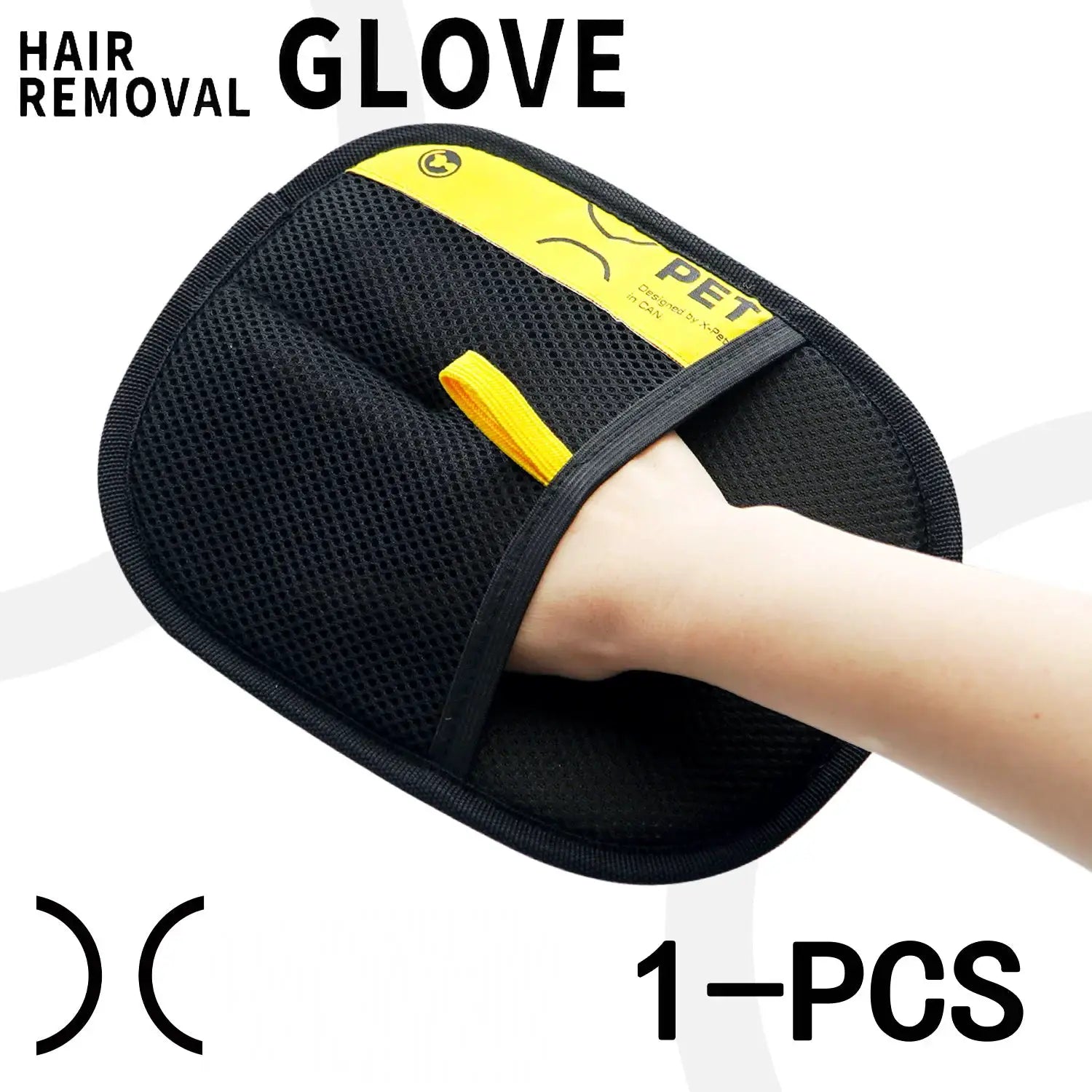 Electrostatic Pet Hair Removal Gloves For Cats And Dogs Reusable Washable Grooming Glove With 2 In 1 Lint Roller Brush