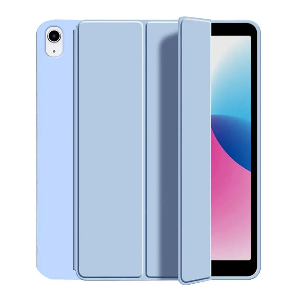NovaGuard All Gen iPad Intelligent Protective Cover With Three Fold Stand And Soft TPU Case Drop Resistant Shockproof