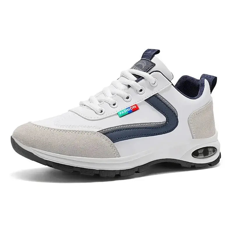 UrbanStride Mens Lightweight Breathable Sneakers With Non Slip Sole And Suede Detailing For Daily Outdoor Wear