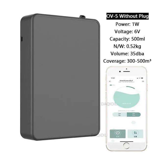 500ML Capacity Smart Scent Air Machine Waterless Essential Oil Diffuser For Home Office And Professional Air Freshener