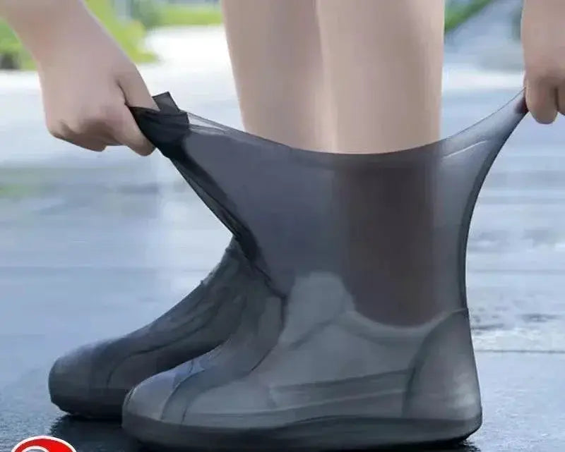 Latex Waterproof Overshoes For Outdoor Rain Gear Shoe Covers For Rainy Day Protection 1 Pair