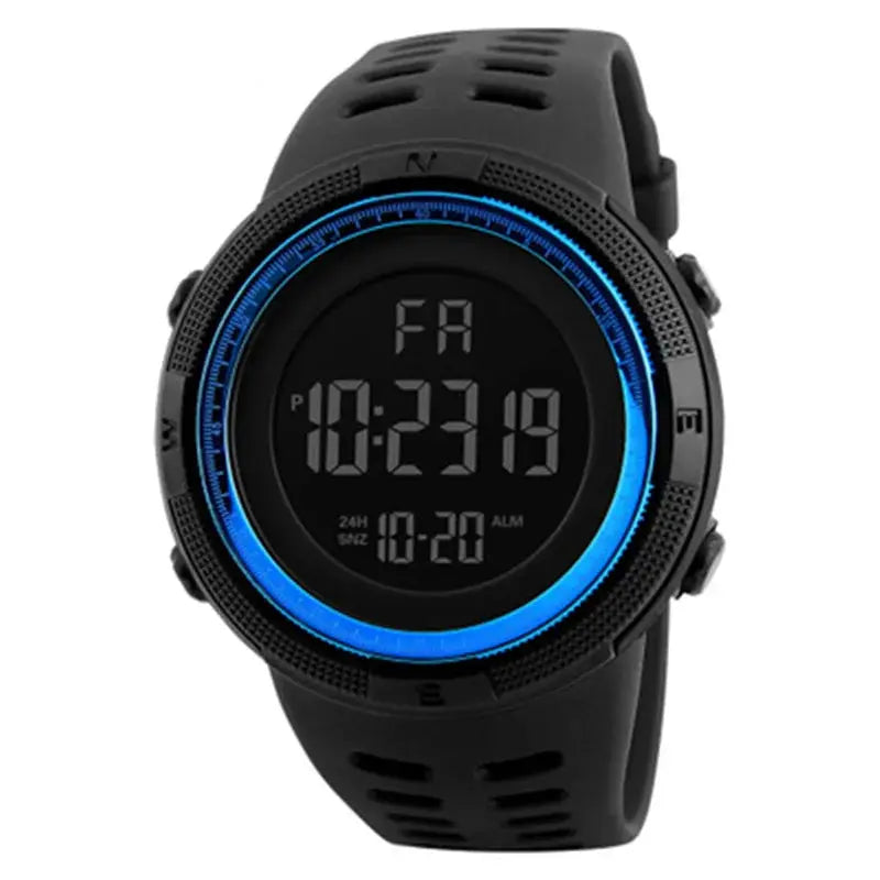 TrailForge Military Sports Digital Watch With Luminous LED Display Shock Resistant Waterproof Durable