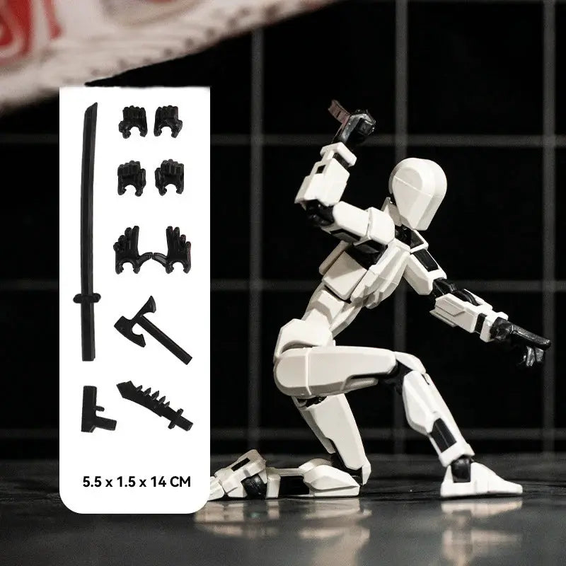 T13 3D Printed Movable Multi Jointed Action Figure Set Lucky 13 Nova 13 Collectible Figures