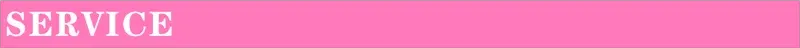 Pink service banner header with white SERVICE text on the left side