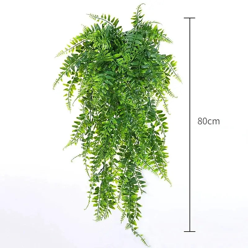 Simples Market 90cm artificial hanging plastic ivy garland with lush green leaves