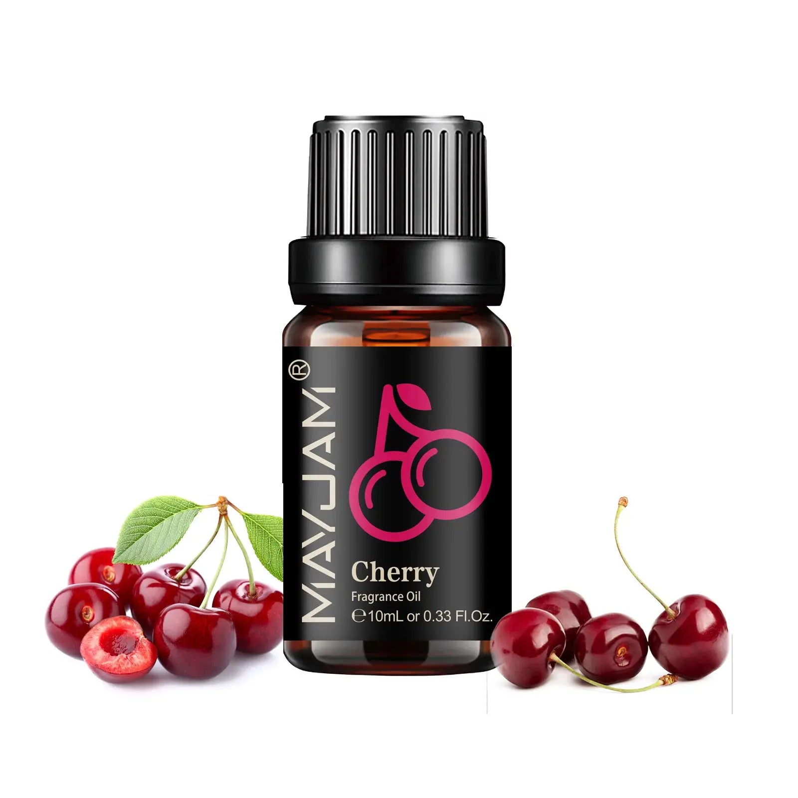 MAYJAM Fruit Essential Oil 10ml Assorted Fruit Fragrance for Diffuser Candle Cherry Banana Papaya Grape Litchi Guava Kiwifruit Pear
