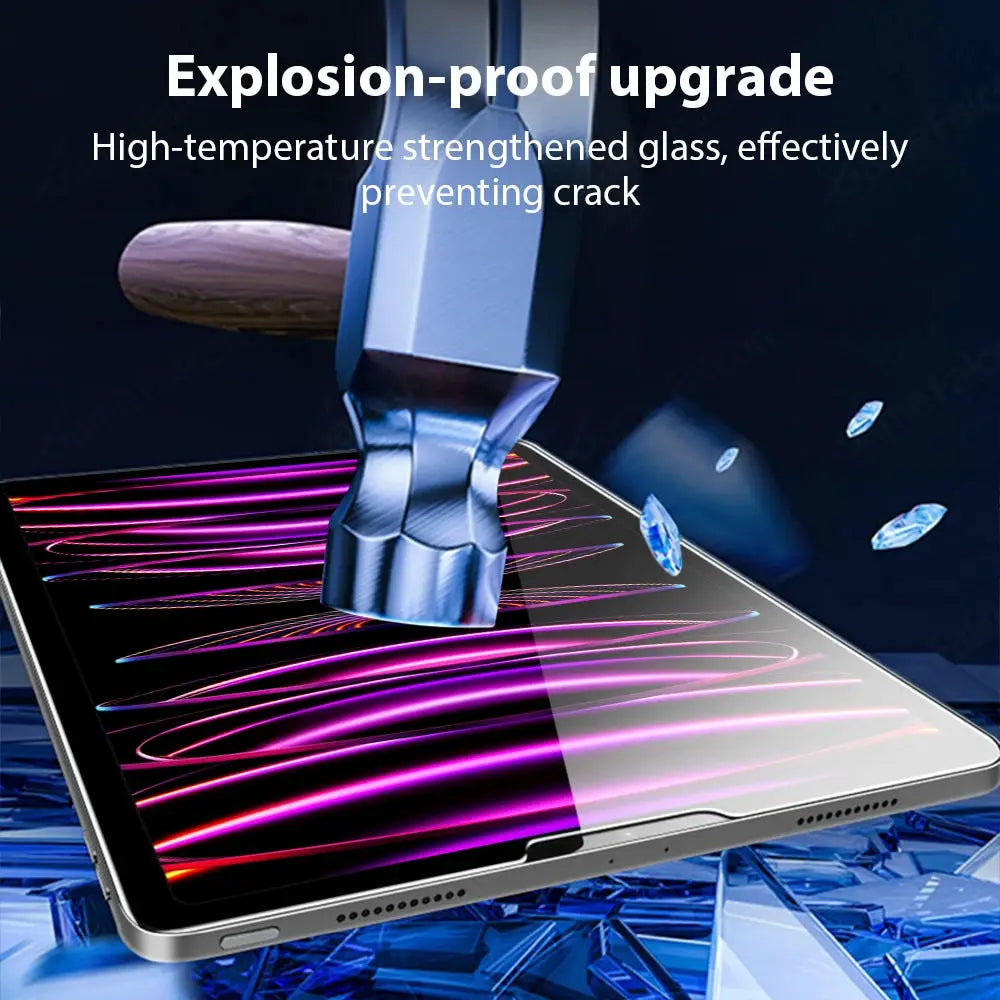 NovaShield Tempered Glass Screen Protector for iPad Pro Air Mini 11 12.9 10.2 Models Ultra Clear and Scratch Resistant