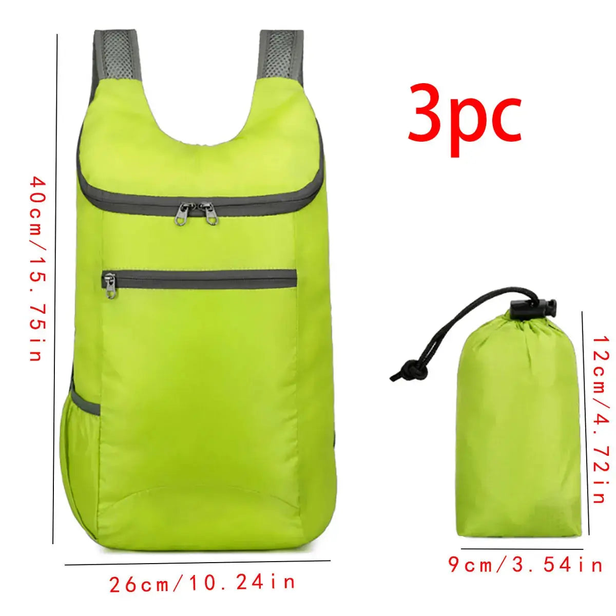 VoyagePro Weekend Travel Bag Foldable Waterproof Tear Resistant Backpack With Large Capacity