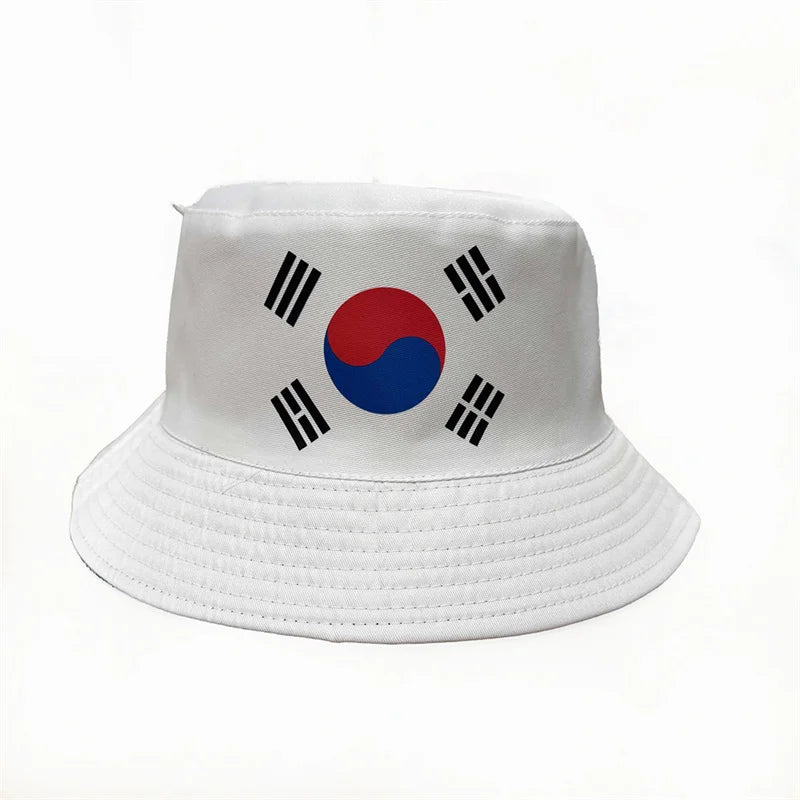 National Flags Reversible Bucket Hat For Men Women Football Fans