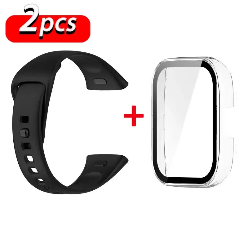 Silicone Strap+Case for Xiaomi Redmi Watch 3 Active band smartwatch Accessories Sport Bracelet For Redmi watch3 Active/Lite 2030