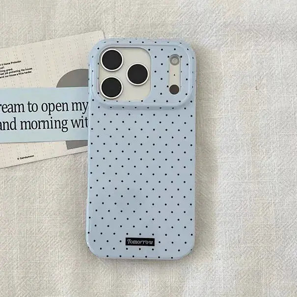 Polka Dot iPhone Case Ultra Slim Shockproof For iPhone 11 12 13 14 15 16 17 Pro Max And Air