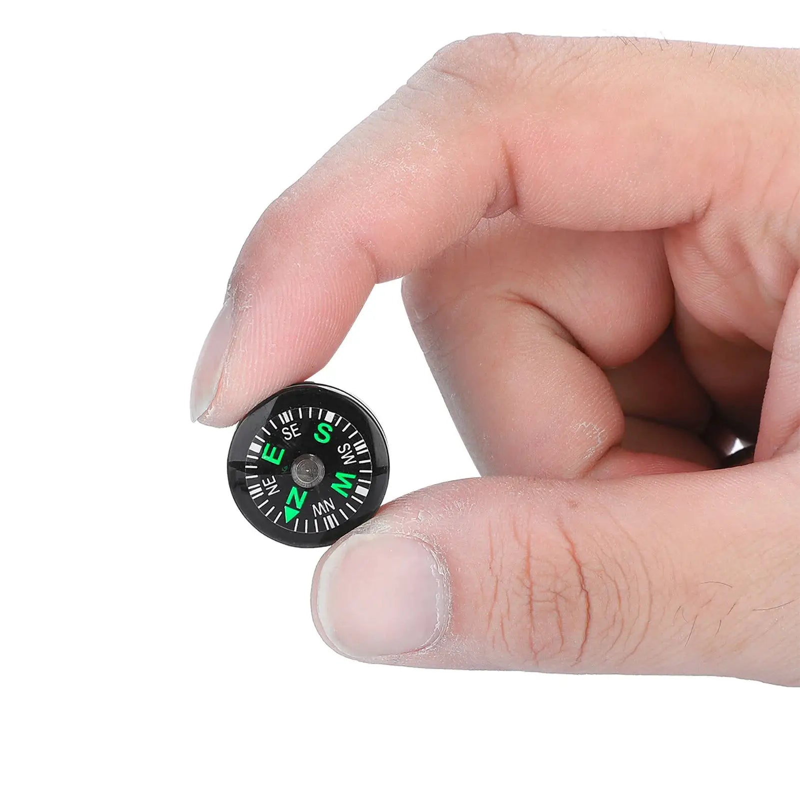 New 12 Piece 20mm Mini Pocket Oil Filled Compass Set for Hiking Camping Outdoor Survival Accessories Multi Tools