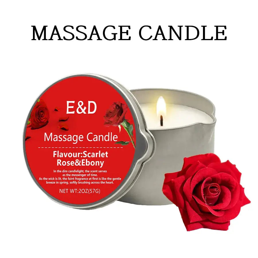 Massage Oil Candle for Stress Relief and Skin Moisturizing Aromatherapy Spa Essentials Luxury Candles