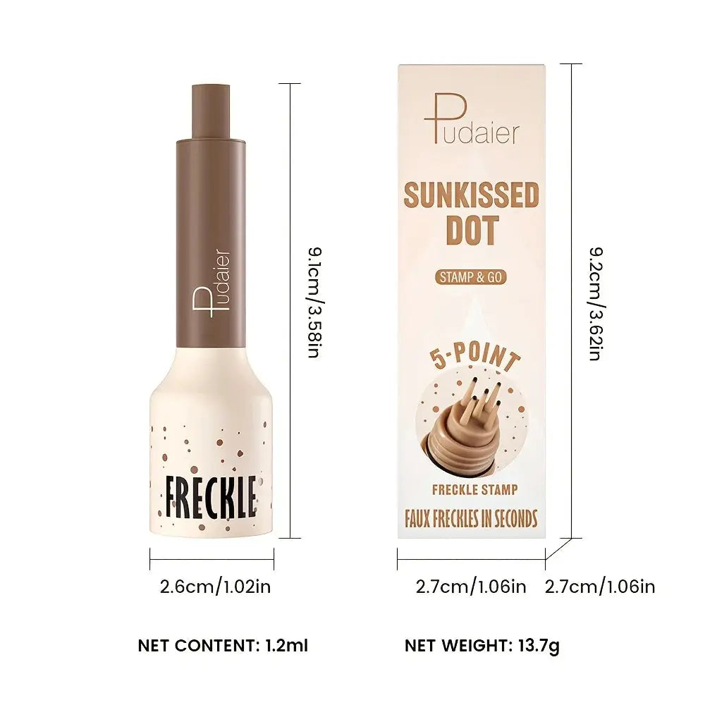 Freckle Stamp Makeup Pen Waterproof For Natural Look Dot Freckles Long Lasting Sweatproof Beginner Friendly