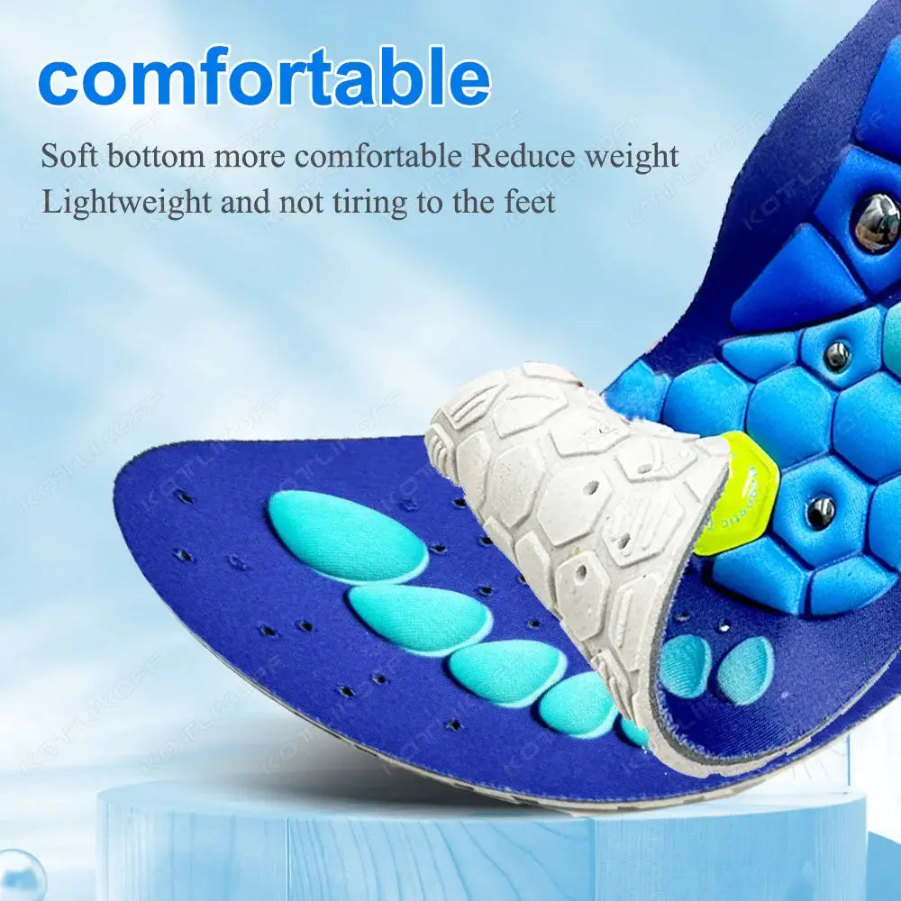 Medical Magnetic Therapy Insoles For Sports And Foot Health Acupressure Massage Anti Fatigue Weight Loss