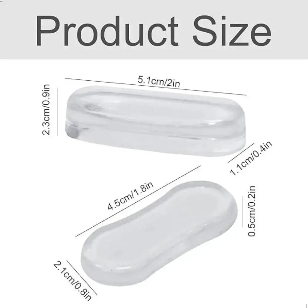 5-pack silicone toilet seat bumpers with strong adhesive, clear lid pads for bathroom replacement