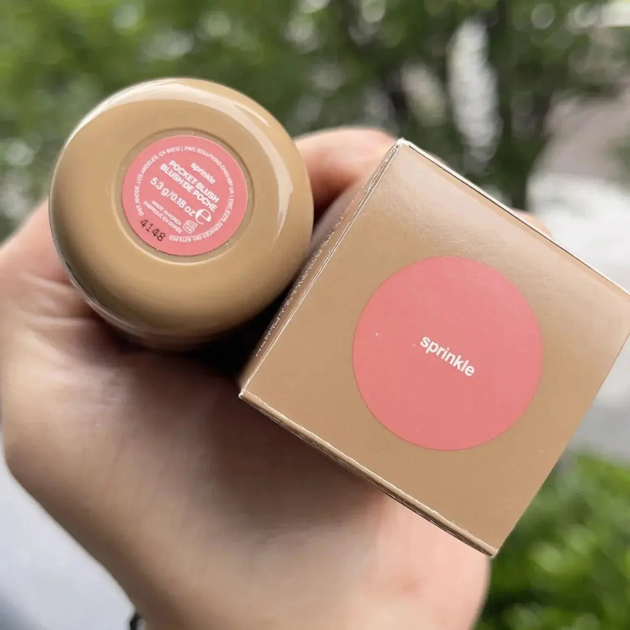 Rhod Pocket Blush Lip and Cheek Hydrating Stick Dual Purpose Lip and Cheek Color with Long Lasting Moisture