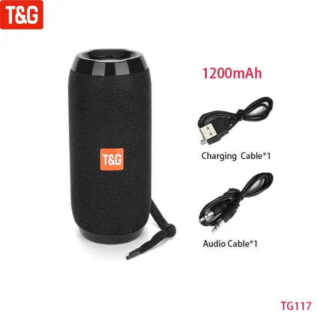 Wireless Portable Bluetooth Speaker With FM Radio And Subwoofer Hands Free Calling Music Sound Box