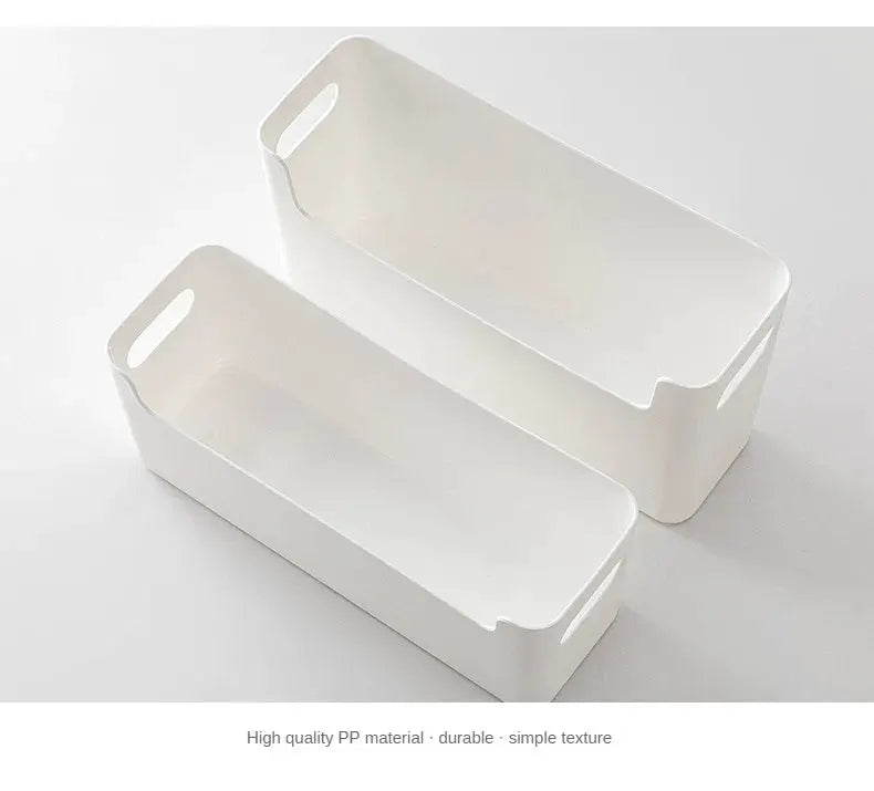 Cling film rack pair in white PP plastic for inside cabinet and kitchen organizing by Simples Market