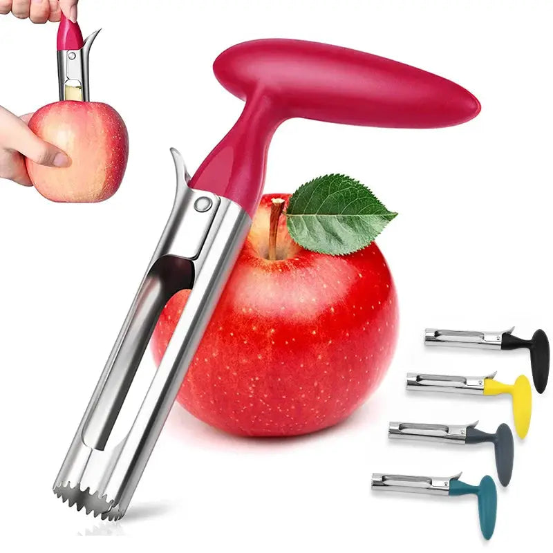 Premium Apple Corer Stainless Steel Core Remover Tool For Apples And Pears Fruit Cutter Slicer Kitchen