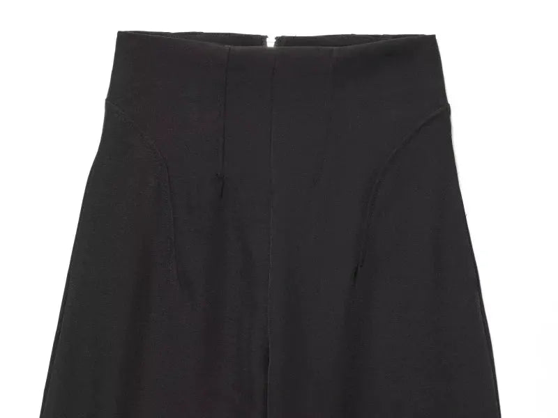ETJ 2025 women's black high-waist slim suit trousers by Simples Market