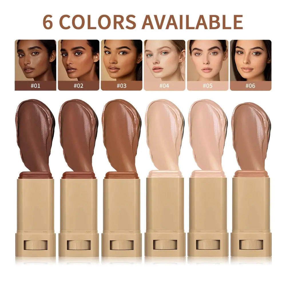 LuminaSkin Skin Tint Foundation Stick Serum Boosted Hydration High Coverage for Natural Plump Finish