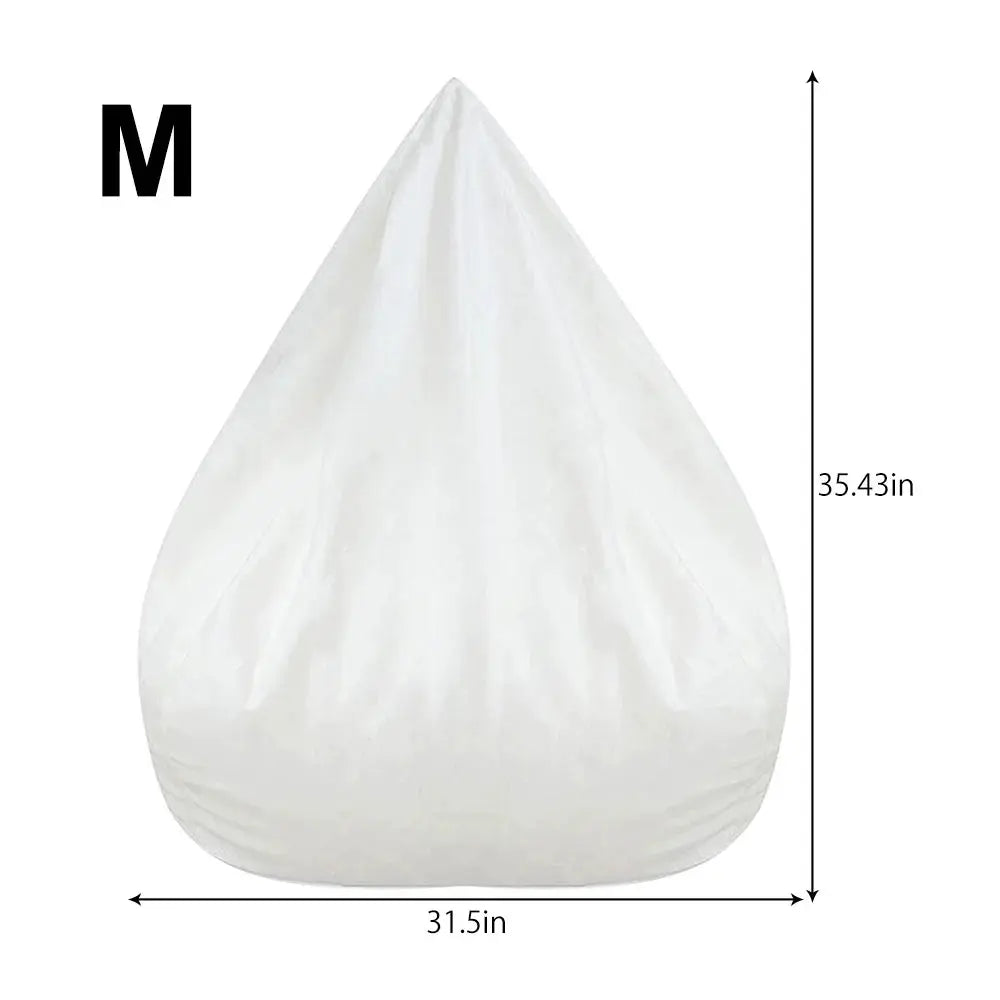 Bean bag inner liner, white, M size, anti-fouling, no padding