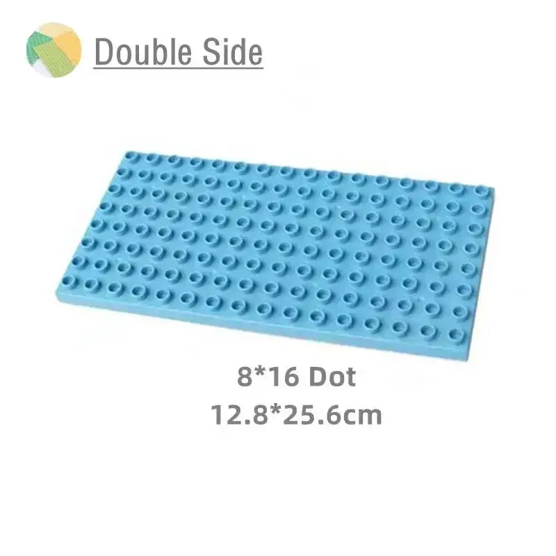 9 Sizes Big Building Plastic Blocks Base Plates Compatible With Large Bricks And Assembly Figures For Kids Toys