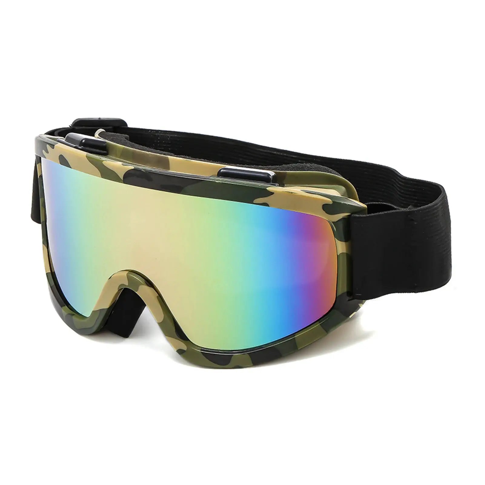 SummitVision Large Frame Ski Goggles Colorful Lens Anti Collision Anti Glare For Snowboarding And Skiing