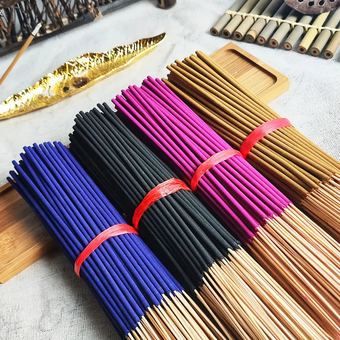 Natural Incense Sticks 80 200 Count Pack Lavender Cherry Blossom Rose Jasmine Sleep Meditation Gift