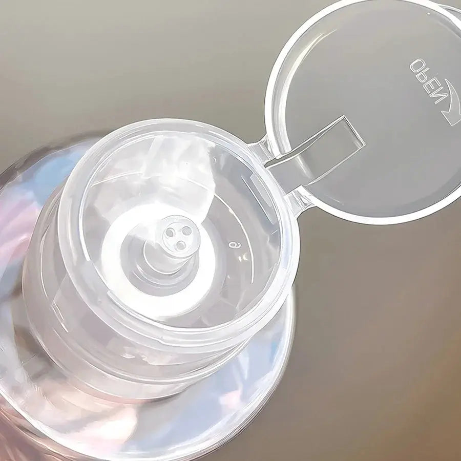 PureCare Refillable Lockable Pump Dispenser For Travel Nail Care And Makeup Remover Bottle