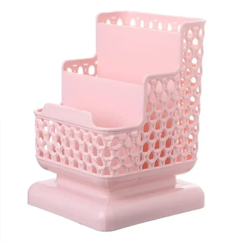 Plastic Desktop Organizer Storage Box for Cosmetics Jewelry and Stationery Makeup Organizer and School Desk Organizer