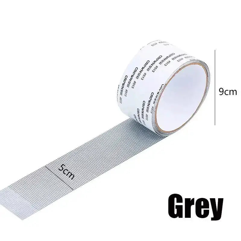 Self Adhesive Window Screen Repair Tape Mesh Patch For Holes And Tears Insect Mosquito Barrier Doors Tent RV