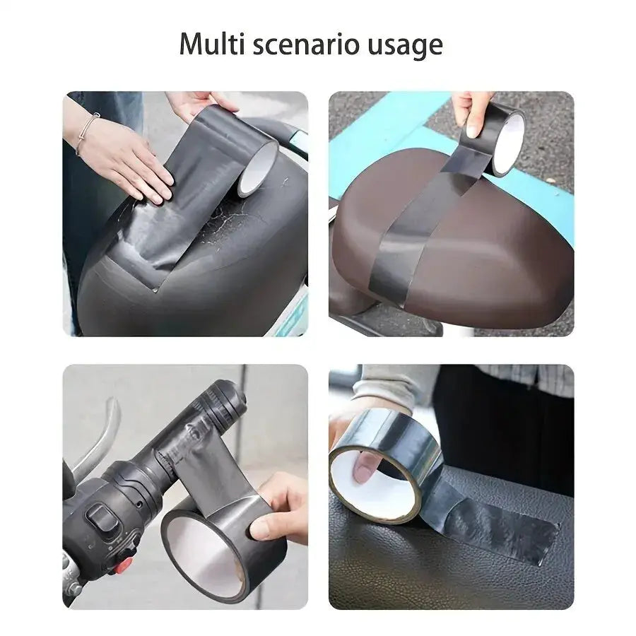 Black Cloth Based Leather Repair Tape For Cushions Car Seats And Sofas Leak Repair And Wear Resistant