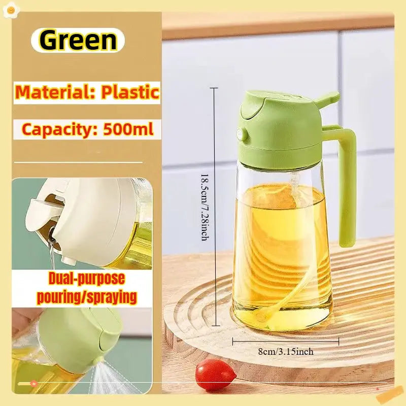 200 300 500 Milliliters Oil Spray Bottle For BBQ Cooking Olive Oil Sprayer Fine Mist Refillable Vinegar Compatible