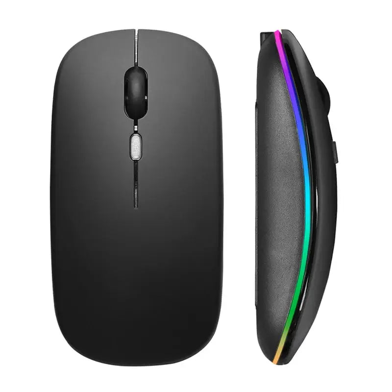 NovaPulse Wireless Gaming Mouse With 2.4GHz Bluetooth Rechargeable Quiet Ergonomic Backlit 1600 DPI For PC And Laptop