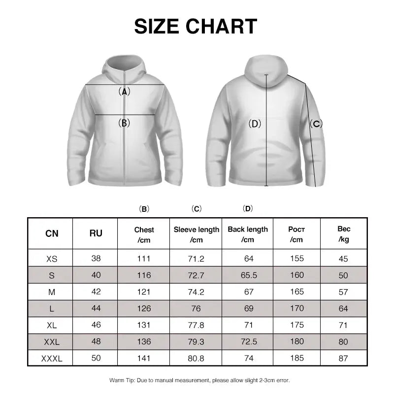 Semir down jacket, unisex white/gray short puffer coat with front and back views by Simples Market