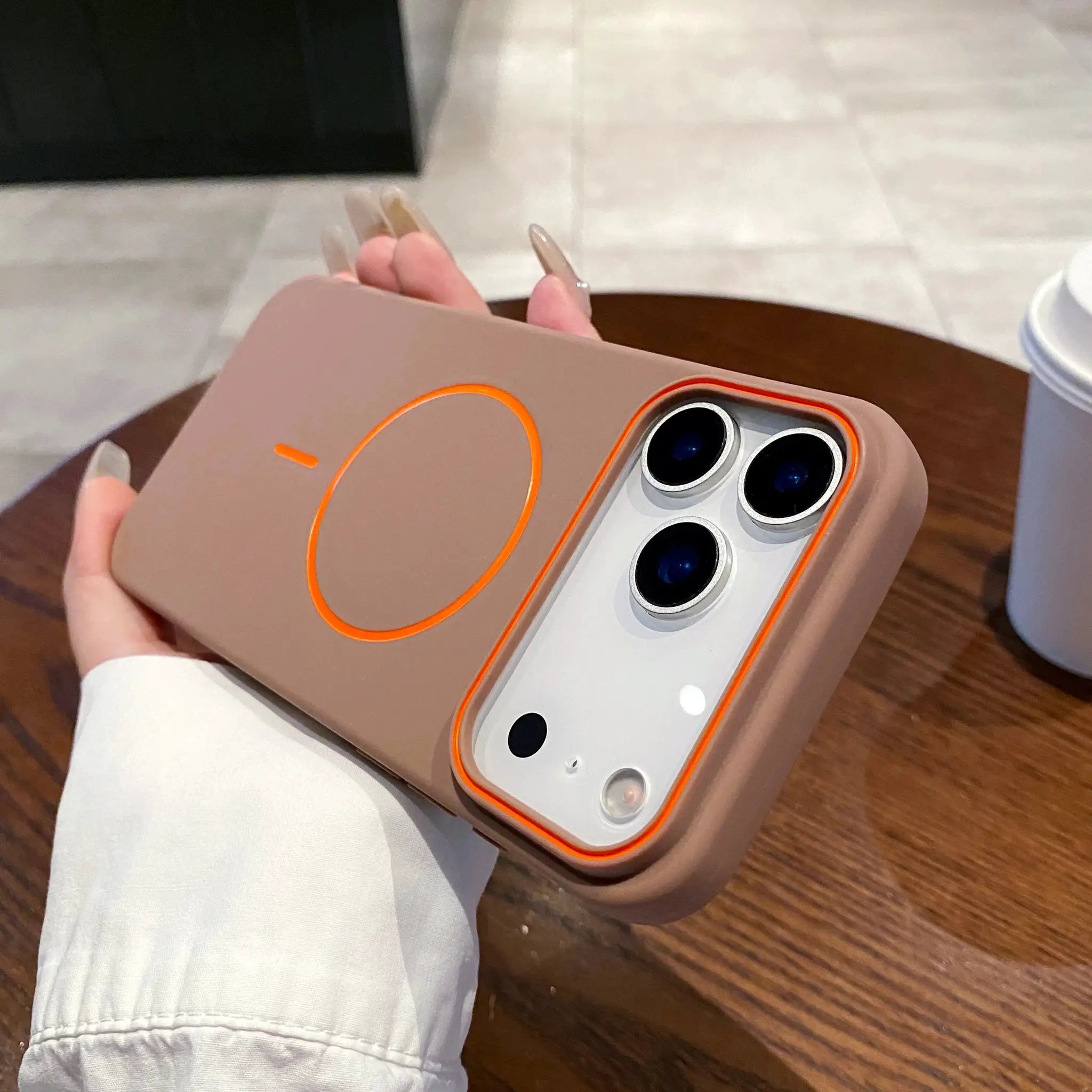 Luxury Magnetic Matte Soft Phone Case For iPhone 11 To 17 Pro Max MagSafe Compatible Shockproof Wireless Charging