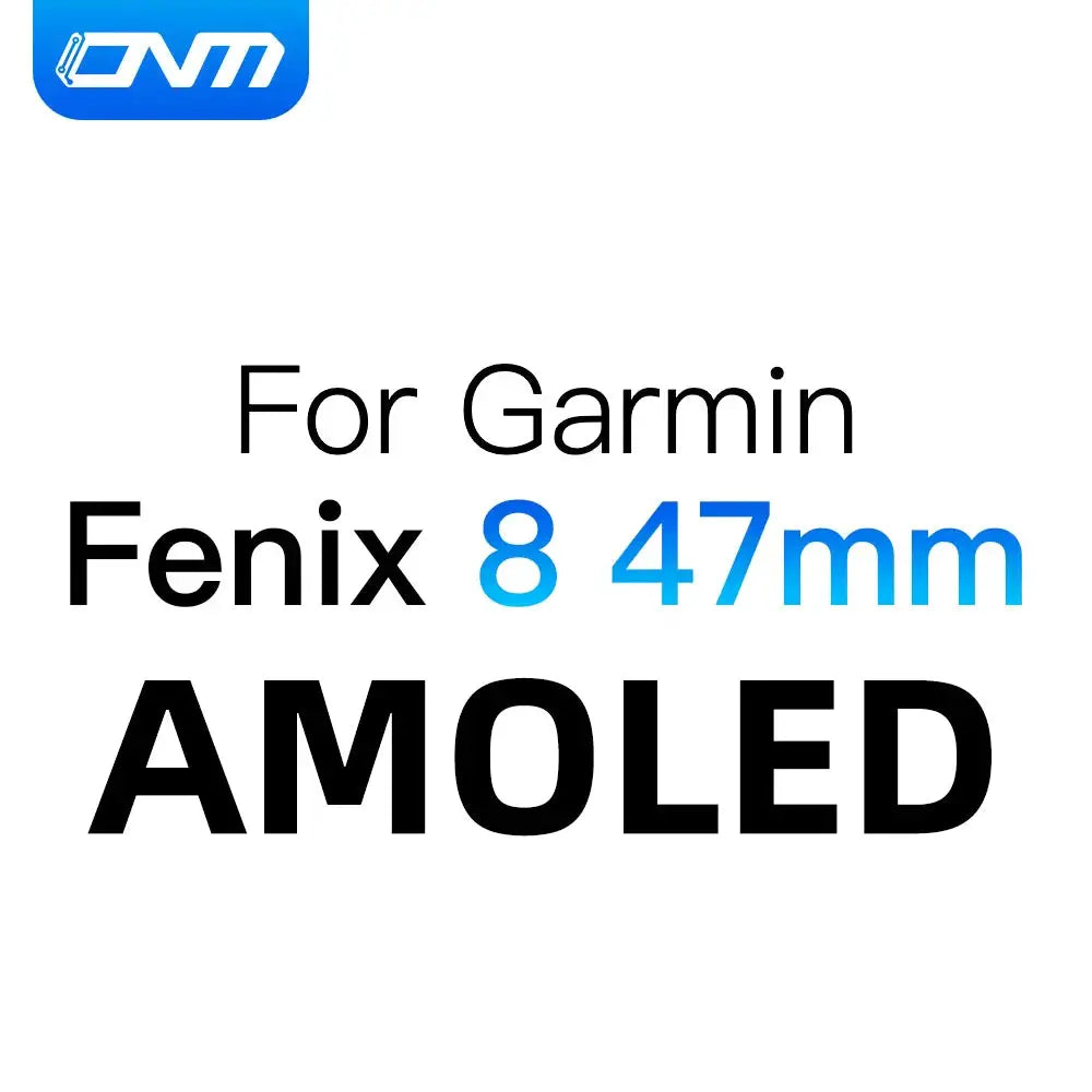 TechShield 9H Tempered Glass Screen Protector For Garmin Fenix Series AMOLED Clarity Anti Scratch Anti Fingerprint