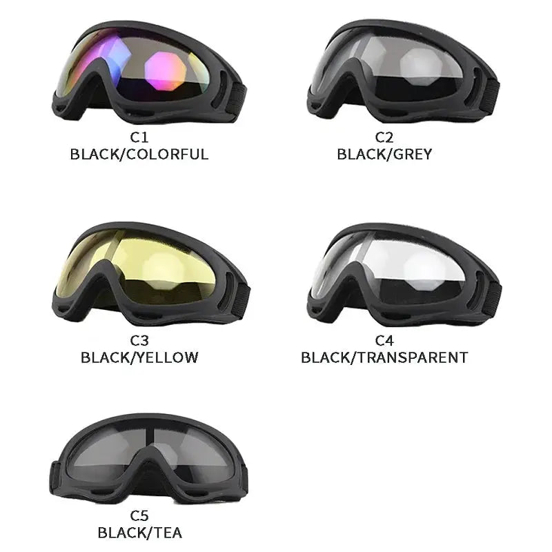 Cycling Goggles Motocross Masque Sunglasses For Men Women Sports Ski Glasses Windproof UV Protective