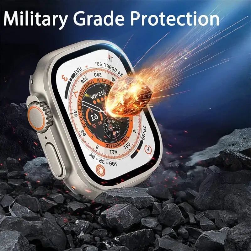 Screen protector for Apple Watch, 3D film not tempered glass, military-grade protection for 40–49mm sizes