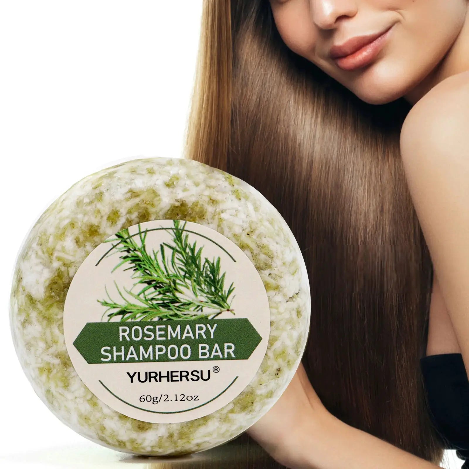 Rosemary Shampoo Soap Bar for Nourishing Hair Repair Gentle Solid Shampoo for All Hair Types