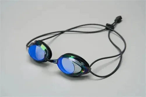 Electroplated Bright Color Rope Head Swimming Goggles for Adults Waterproof and Anti Fog Outdoor Glasses